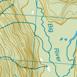 Big River, Southland - NZ Topo Map