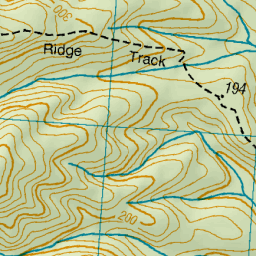 Tuatapere Hump Ridge Track, Southland - NZ Topo Map