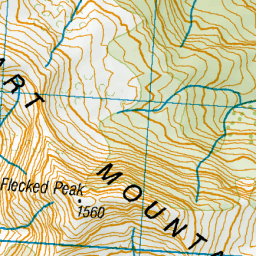 Stuart Range Map STUART MOUNTAINS, Southland - NZ Topo Map