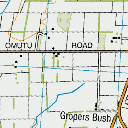 Gropers Bush, Southland - NZ Topo Map