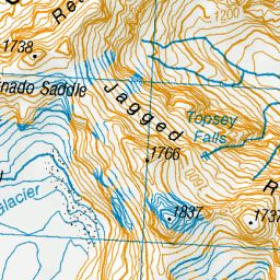 Jagged Ridge Classification Jagged Ridge, West Coast - NZ Topo Map