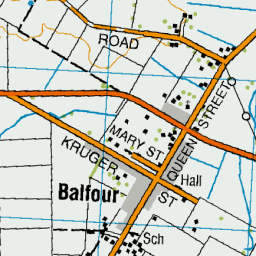 Balfour, Southland - NZ Topo Map