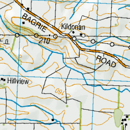 Riseland, Otago - NZ Topo Map