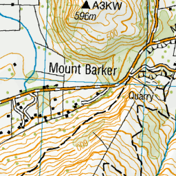 Mount Barker Otago NZ Topo Map