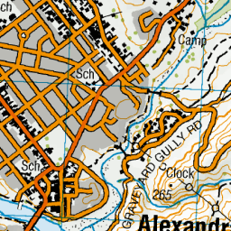 Alexandra New Zealand Map Alexandra, Otago - Nz Topo Map