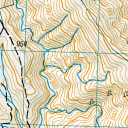 Hakataramea River, Canterbury - NZ Topo Map