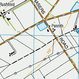 Penrith, Canterbury - NZ Topo Map