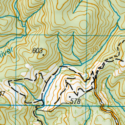 Wharfedale Track, Canterbury - NZ Topo Map