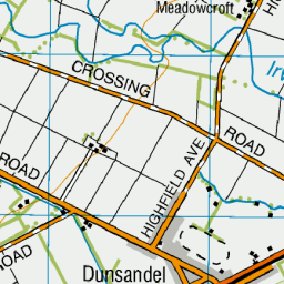 Meadowcroft, Canterbury - NZ Topo Map