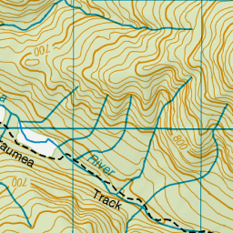 Tiraumea River, Tasman - NZ Topo Map