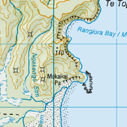 Pakaraka Map Mokaikai Pa, Northland - NZ Topo Map