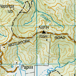 Pakaraka Map Papua, Northland - NZ Topo Map