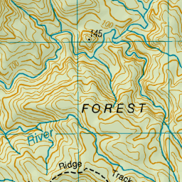 PUKETI FOREST, Northland - NZ Topo Map