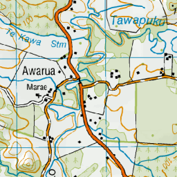 Awarua, Northland - NZ Topo Map
