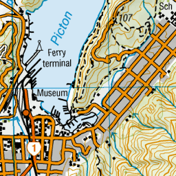 Picton, Marlborough - NZ Topo Map