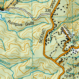 Old Coach Road Track, Auckland - NZ Topo Map