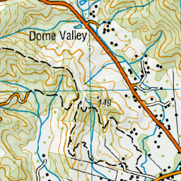 Dome Valley, Auckland - NZ Topo Map