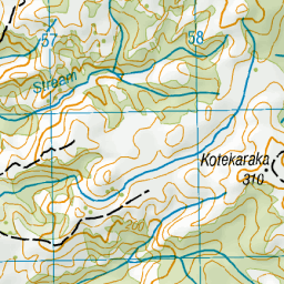 Pakaraka Map Kotekaraka, Waikato - NZ Topo Map