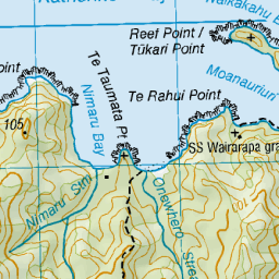 Te Taumata Point, Auckland - NZ Topo Map