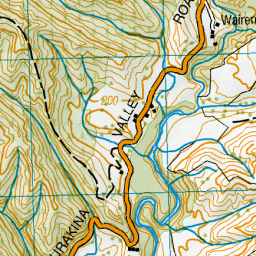 Turakina River, Manawatu-Wanganui - NZ Topo Map