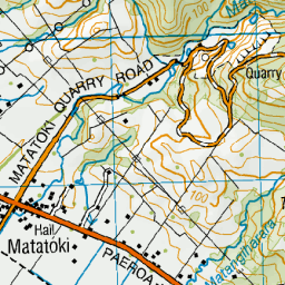 Matatoki Matatoki, Waikato - NZ Topo Map