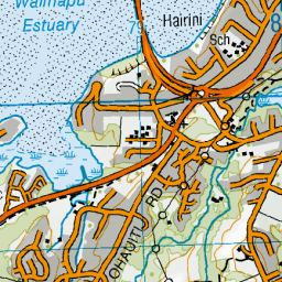 Waimapu Estuary, Bay of Plenty - NZ Topo Map