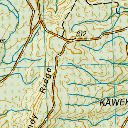 Sandy Ridge Wamap Sandy Ridge, Hawke's Bay - NZ Topo Map