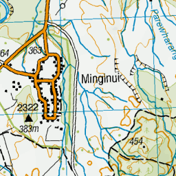 Minginui, Bay of Plenty NZ Topo Map