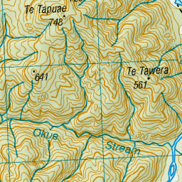 Tapae Map Te Tapuae, Bay of Plenty - NZ Topo Map