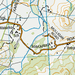 Makarika, Gisborne - NZ Topo Map